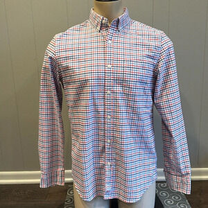 Vineyard Vines by Shep & Ian Men’s Medium Slim Fit Murray Shirt Checks Pocket